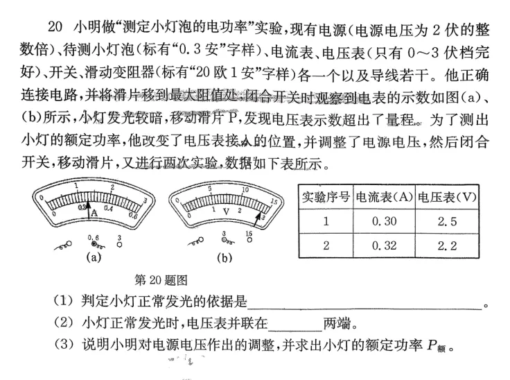 461 上海中考物理压轴题——换一种思路 第1张