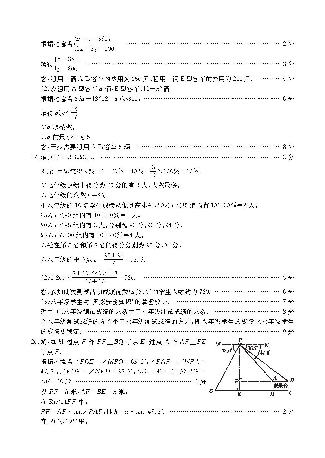 【冲刺卷—寒假每日一卷】中考优质模拟试题<2026.2.14> 第15张