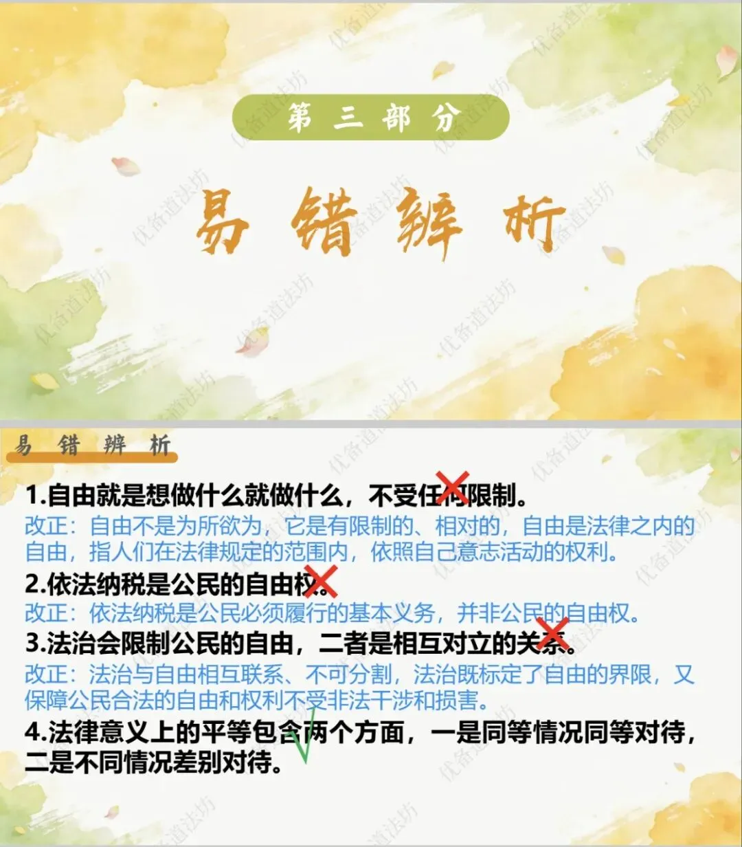 2026年中考一轮复习 14.追求自由平等 维护公平正义[八下第四单元](课件+教学设计+导学案+必背知识) 第12张