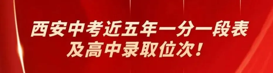 2026届中考家长必看!西安市近三年【城六区&五区二县】普高线汇总! 第2张 2026届中考家长必看!西安市近三年【城六区&五区二县】普高线汇总! 第2张