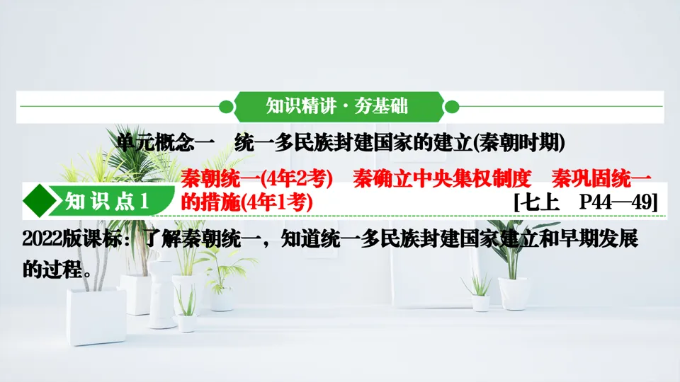 2026中考历史总复习单元框架版:第三单元 秦汉时期 统一多民族国家的建立和巩固 第10张