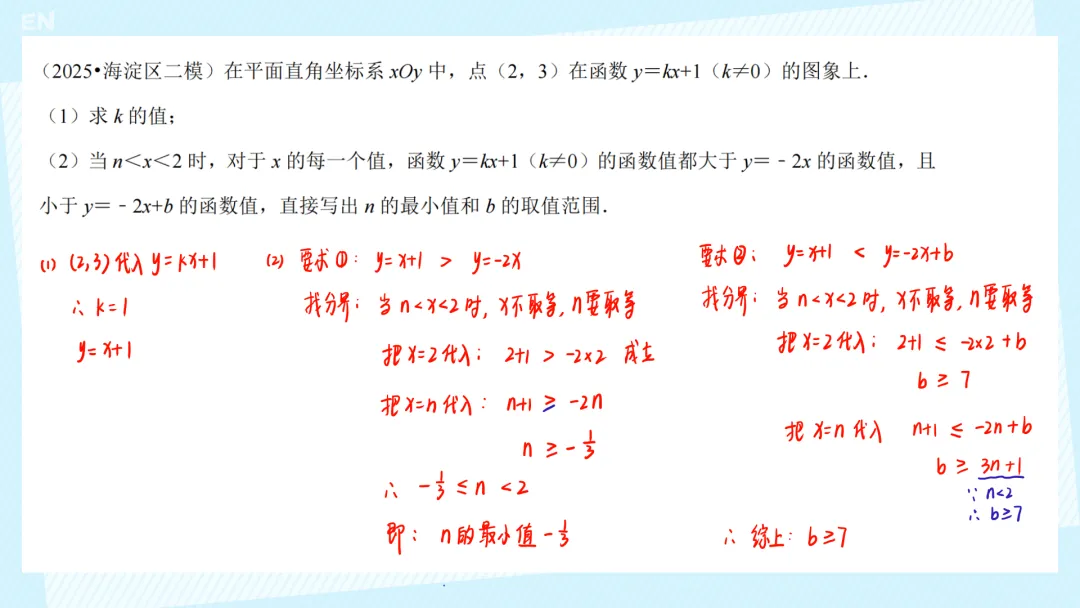 25年中考数学二模 --- 一次函数汇编 第2张