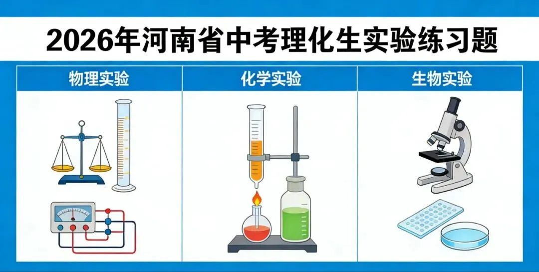 2026年河南省中考理化生实验操作练习题 第1张
