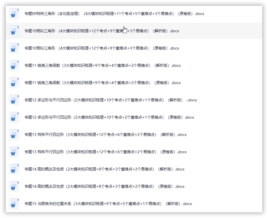 【2026】《初中数学•专题复习》中考(人教),超全知识点梳理、例题解析!(电子版可下载打印) 第3张