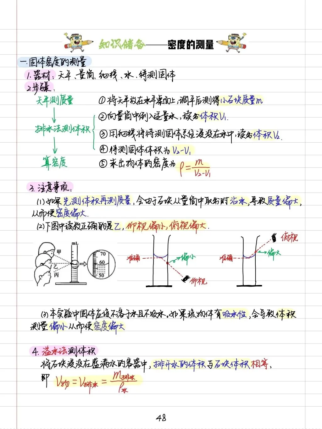 初三孩子必读:中考物理学霸笔记(内能质量和电学全部) 第18张