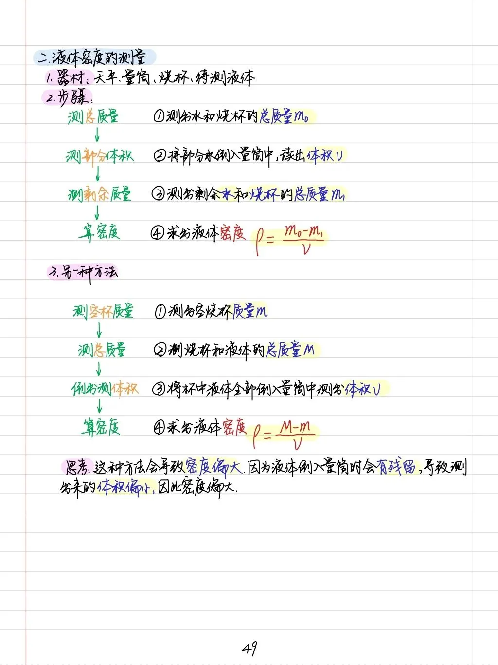 初三孩子必读:中考物理学霸笔记(内能质量和电学全部) 第19张