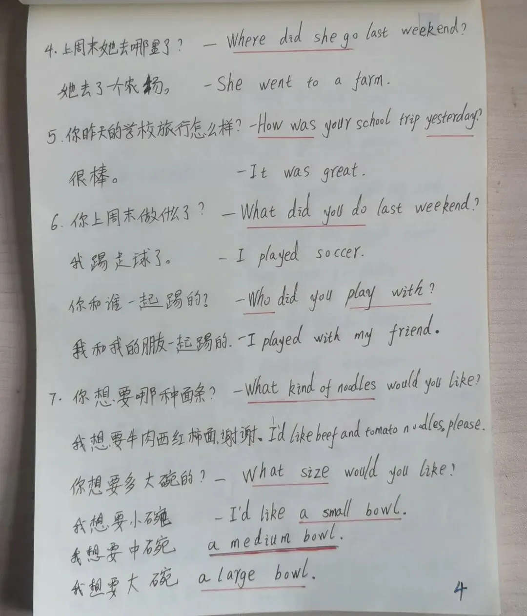 中考核心句式 第4张