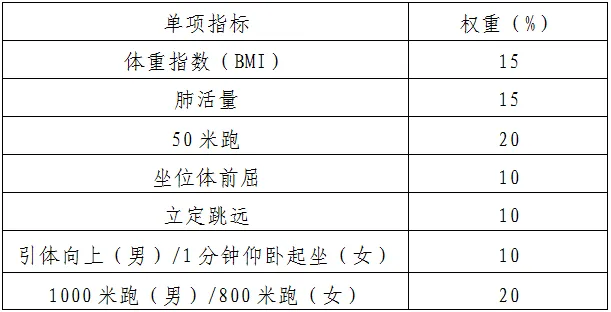 临沂市中考体育考试评分标准 第4张