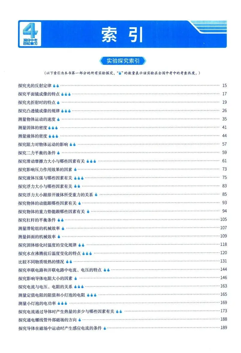 中考物理:洞穿中考 四轮复习(考点大全) 第6张