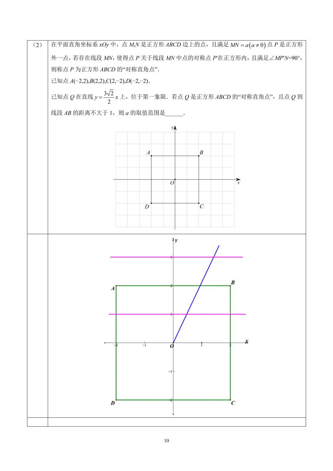 【中考】2025.3德胜中学新定义解析 第10张