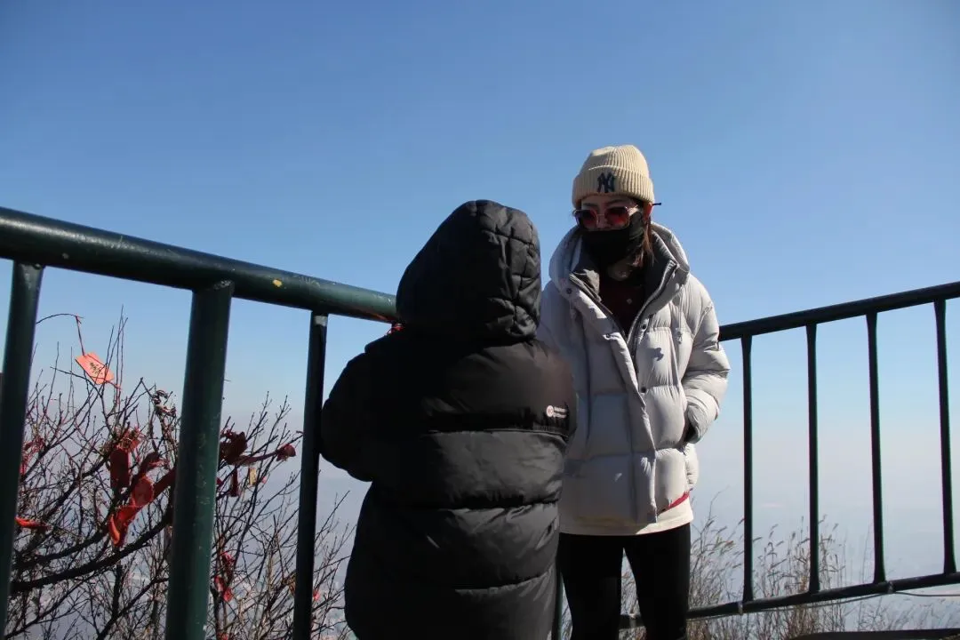 大年初一,登顶大黑山:愿女儿中考“步步登高” 第10张