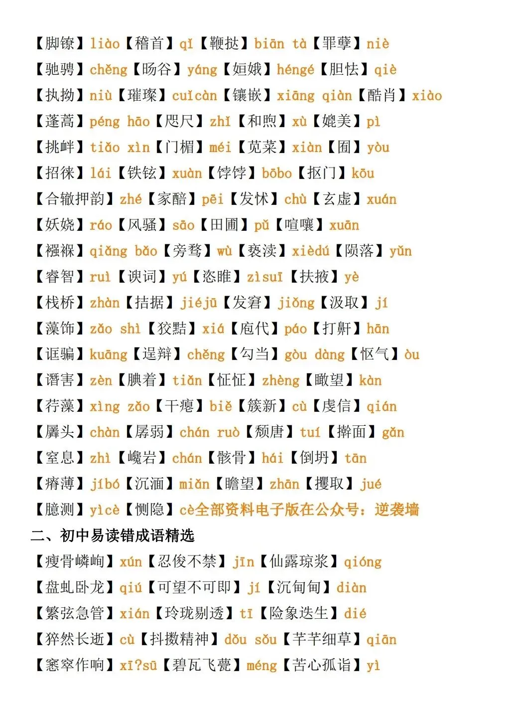 “初中语文天花板!一本知识手册搞定中考!” 第3张