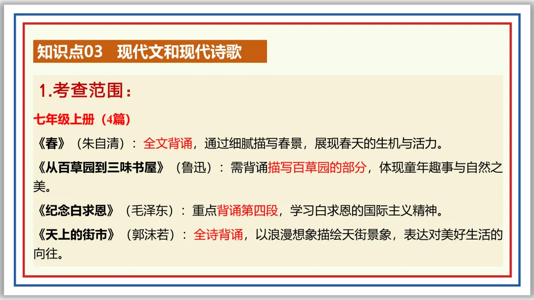 中考一轮08:名句名篇默写突破与演练(上)PPT 第27张 中考一轮08:名句名篇默写突破与演练(上)PPT 第27张