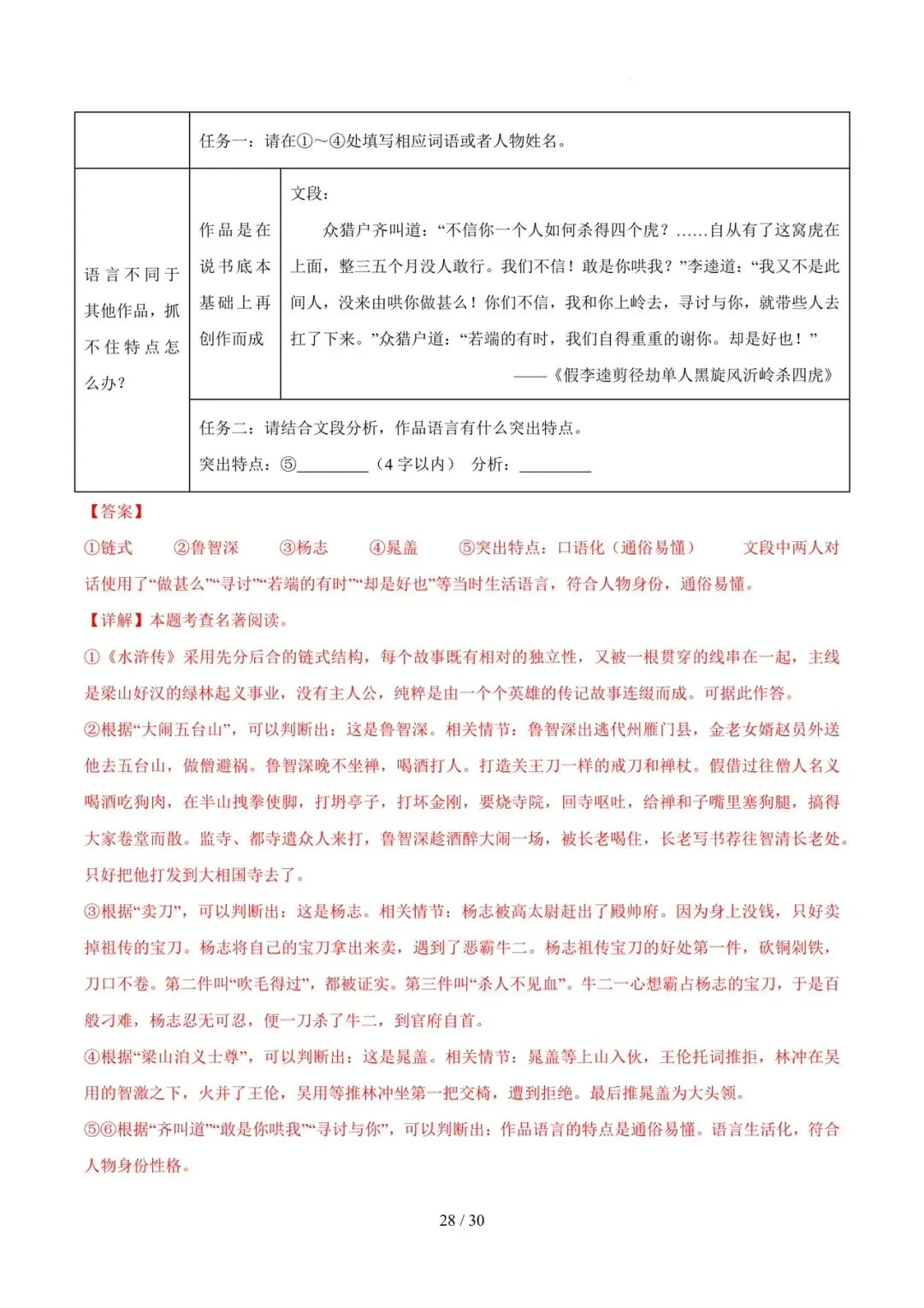 2023-2025年中考真题分类汇编-名著阅读【山东专版】 第28张