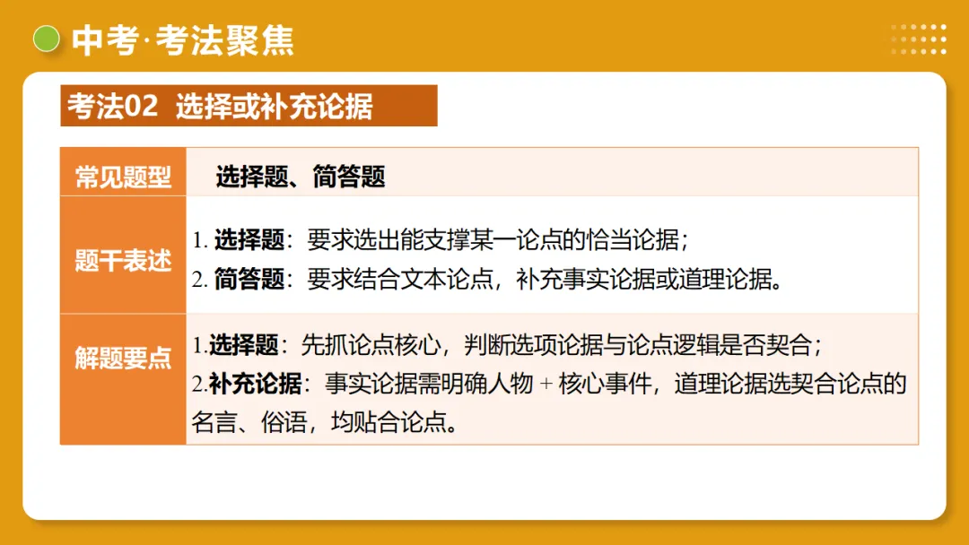 2026年中考语文复习议论文阅读第2讲《 论据分析概括与补充》讲练测 第32张 2026年中考语文复习议论文阅读第2讲《 论据分析概括与补充》讲练测 第32张