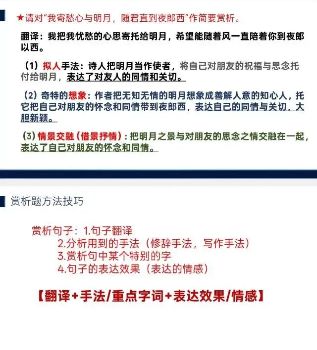 中考课内外古诗词鉴赏!可上公开课 第5张