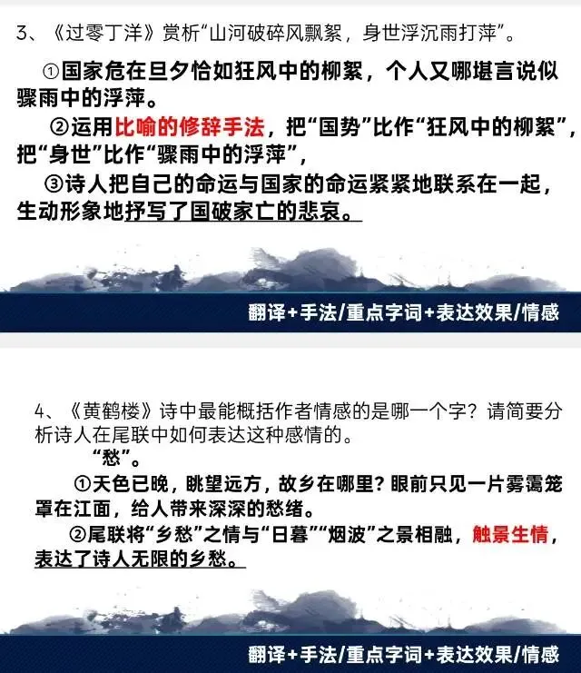 中考课内外古诗词鉴赏!可上公开课 第10张