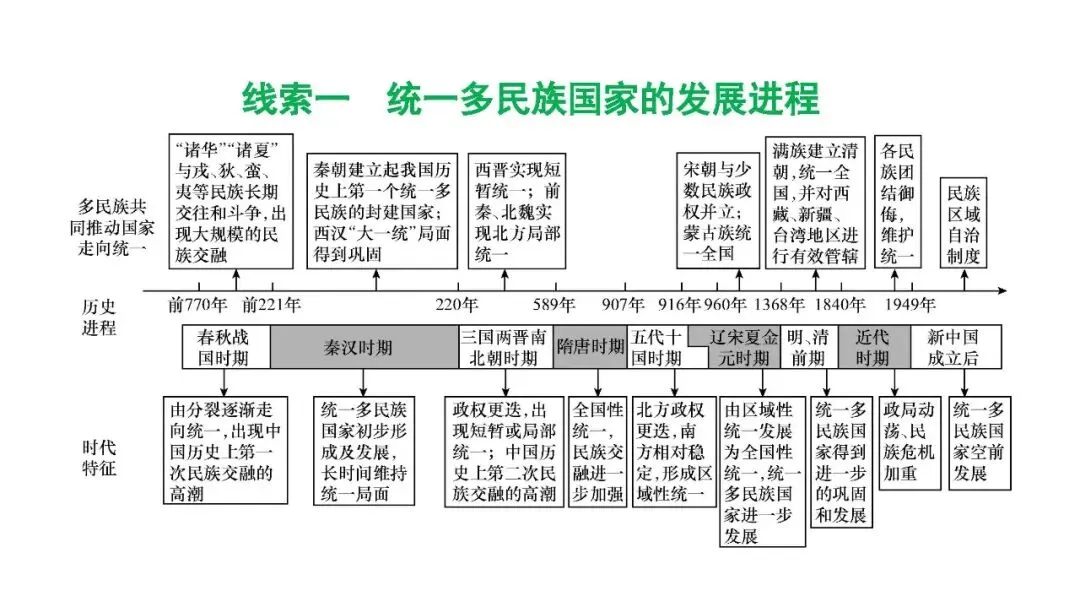 2025年初中历史中考复习专题复习中华民族多元一体格局 第2张