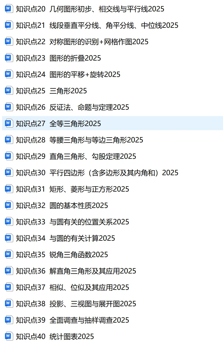 2025中考试题分类汇编(可下载) 第2张