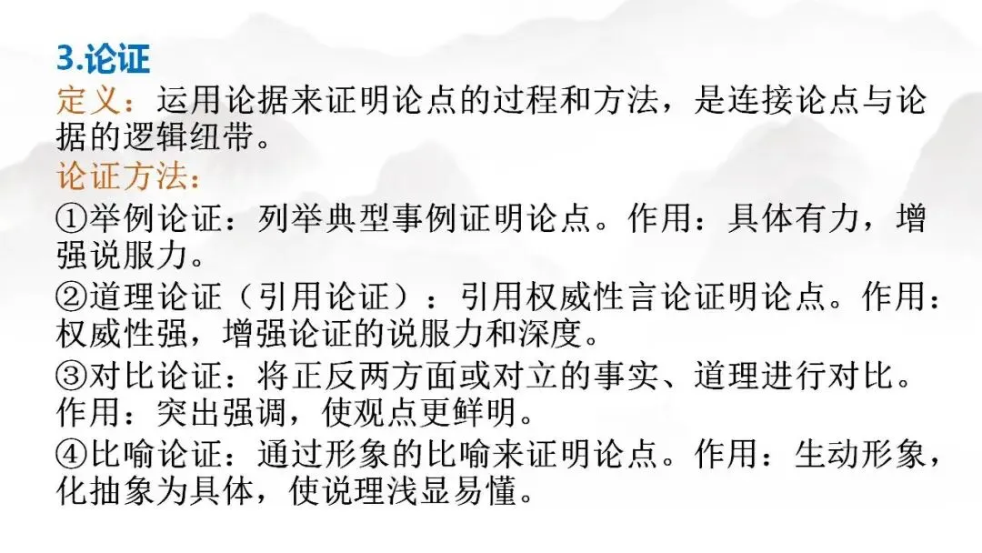 2026年中考一轮复习+++议论文知识点整合 第6张