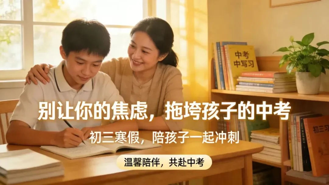 初三寒假:别让你的焦虑,拖垮孩子的中考 第1张