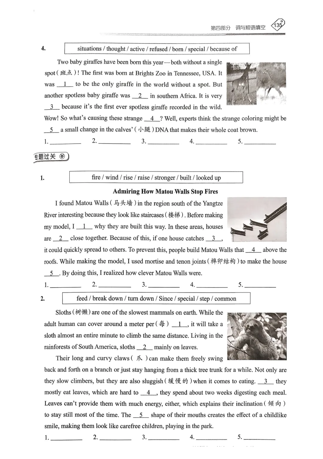 【资源分享】2026《天下中考•英语专题总复习》-词与短语填空 第4张