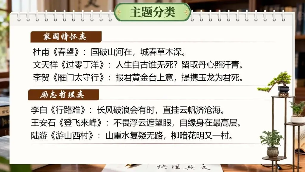【中考复习】一轮基础知识积累与运用《专题九:古诗文默写》课件 第16张