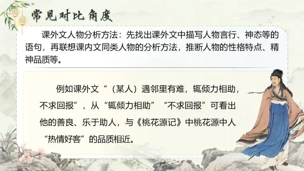 「中考复习」一轮复习《专题十三:课内外文言文对比阅读》课件 第14张 「中考复习」一轮复习《专题十三:课内外文言文对比阅读》课件 第14张