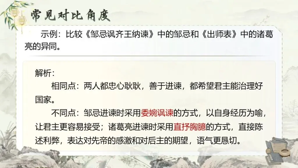 「中考复习」一轮复习《专题十三:课内外文言文对比阅读》课件 第15张 「中考复习」一轮复习《专题十三:课内外文言文对比阅读》课件 第15张