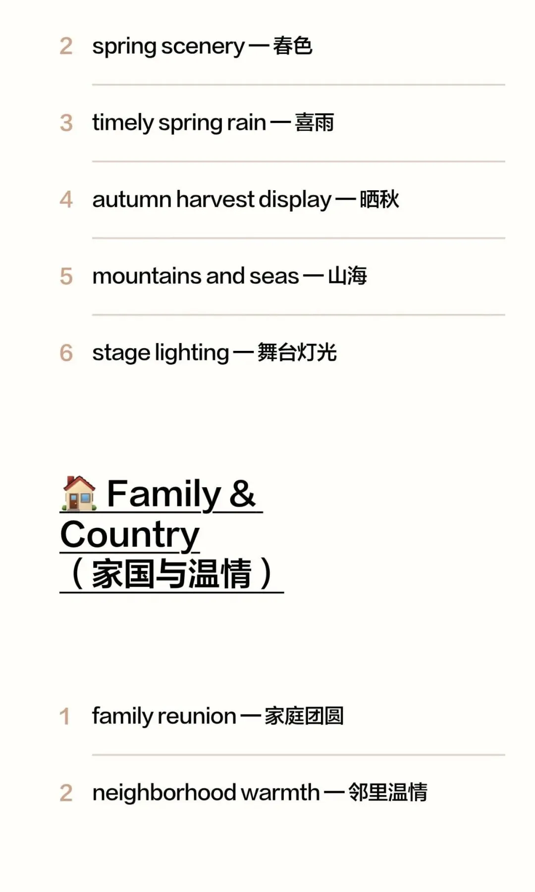 2026春晚中的中考英语场景词汇 第11张