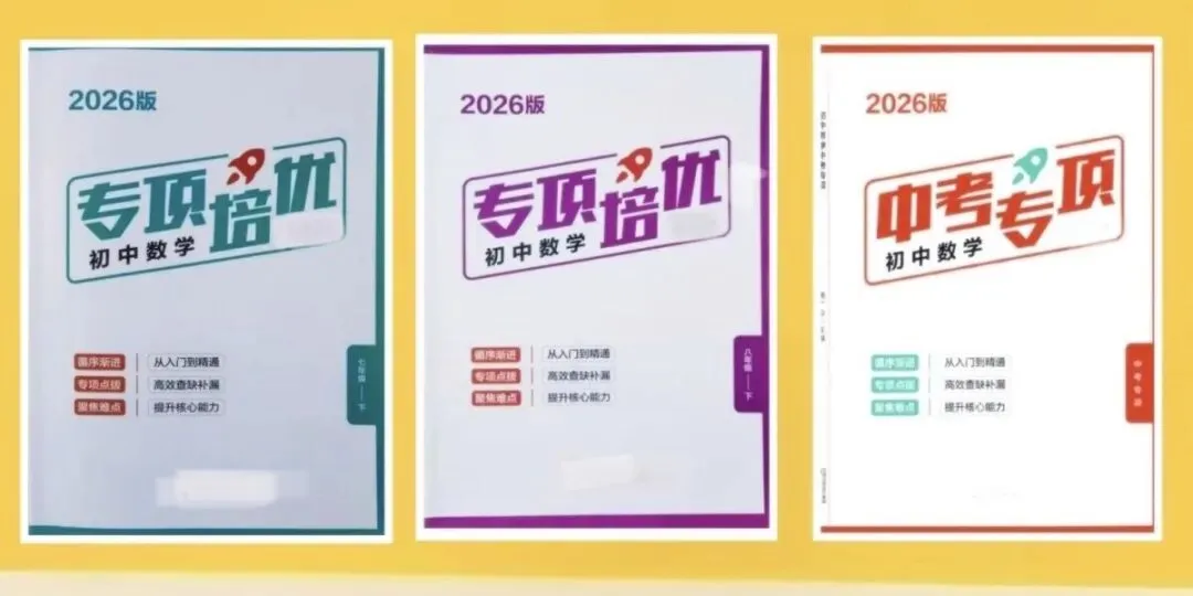 2026版初中数学专项培优|七下八下+中考专项训练 第5张