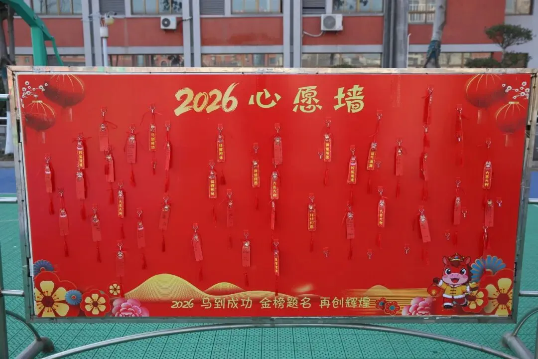 新海动态 | 马跃新程 逐梦中考——新海实验中学新春励志祈福活动圆满举行 第19张