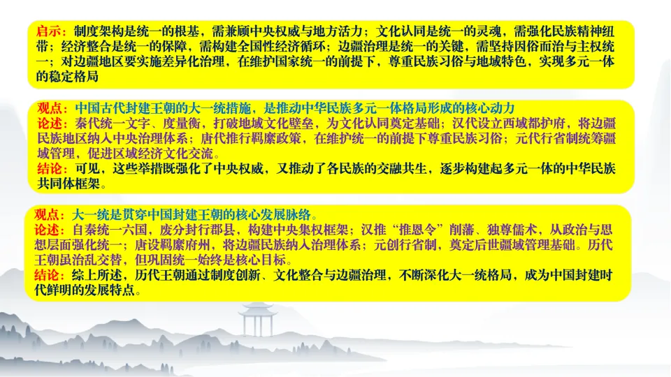 2026中考历史总复习中国古代史二轮小专题串讲【20个小专题】 第16张