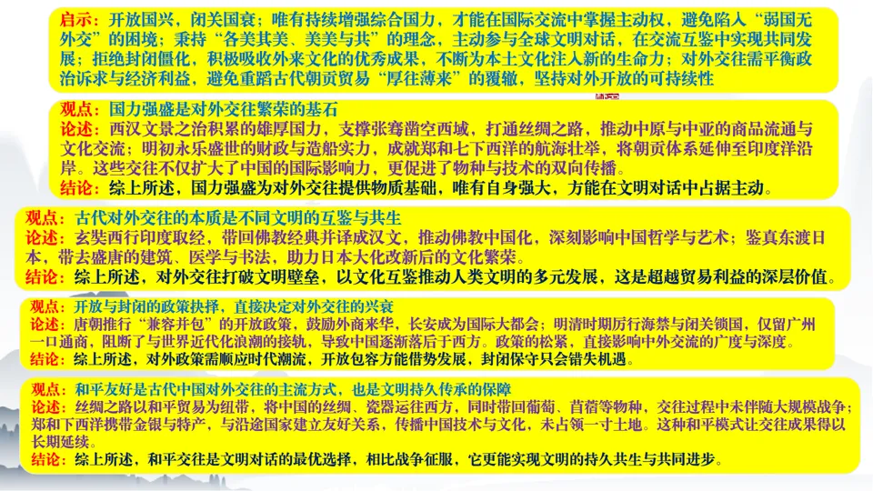 2026中考历史总复习中国古代史二轮小专题串讲【20个小专题】 第29张