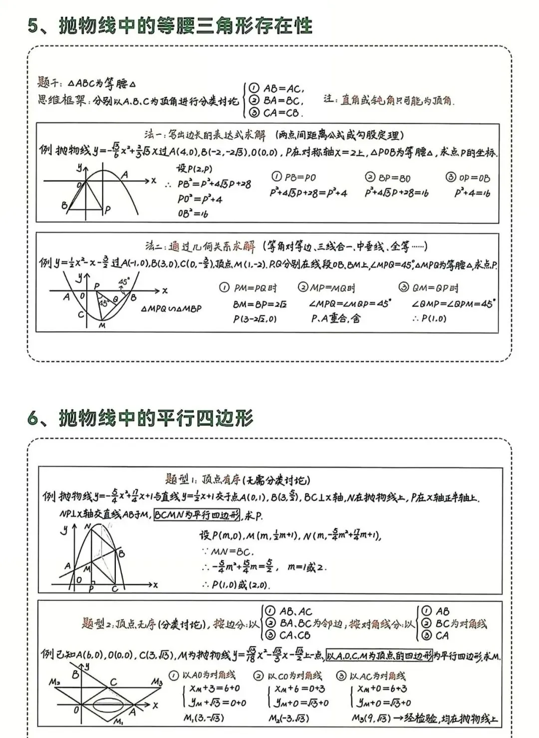 中考数学压轴题24种解题技巧:从思路到满分,一篇搞定! 第3张 中考数学压轴题24种解题技巧:从思路到满分,一篇搞定! 第3张