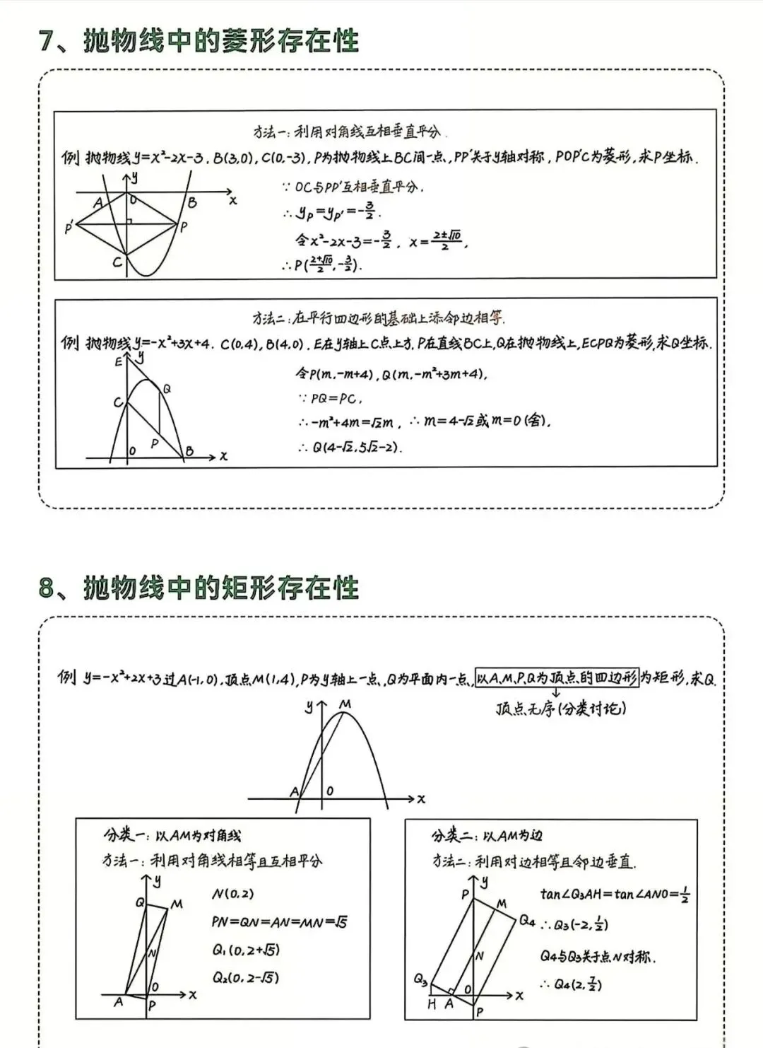 中考数学压轴题24种解题技巧:从思路到满分,一篇搞定! 第4张 中考数学压轴题24种解题技巧:从思路到满分,一篇搞定! 第4张