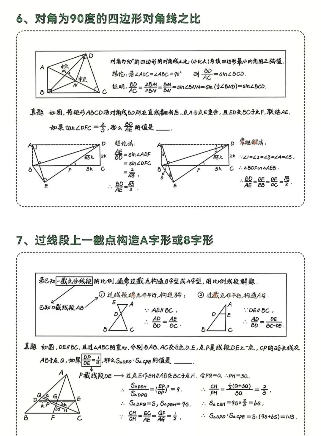 中考数学压轴题24种解题技巧:从思路到满分,一篇搞定! 第11张 中考数学压轴题24种解题技巧:从思路到满分,一篇搞定! 第11张