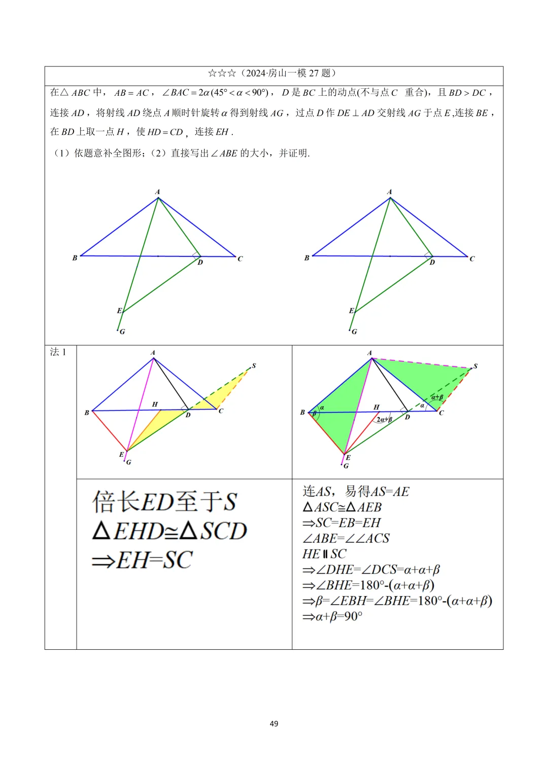【晓观数学的新年礼物】北京中考几何压轴:角度类 第50张 【晓观数学的新年礼物】北京中考几何压轴:角度类 第50张