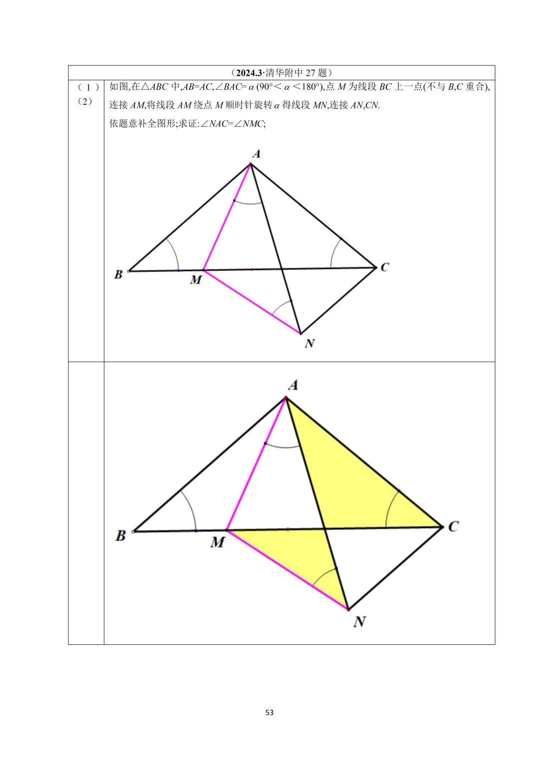 【晓观数学的新年礼物】北京中考几何压轴:角度类 第54张 【晓观数学的新年礼物】北京中考几何压轴:角度类 第54张