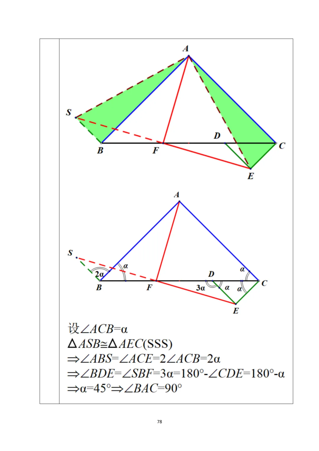 【晓观数学的新年礼物】北京中考几何压轴:角度类 第79张 【晓观数学的新年礼物】北京中考几何压轴:角度类 第79张