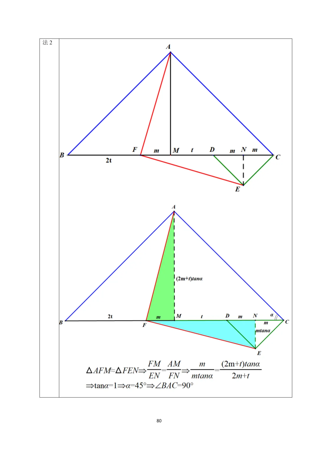 【晓观数学的新年礼物】北京中考几何压轴:角度类 第81张 【晓观数学的新年礼物】北京中考几何压轴:角度类 第81张