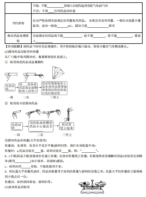 【2026浙江中考复习】科学知识点填空——基本实验操作 第3张