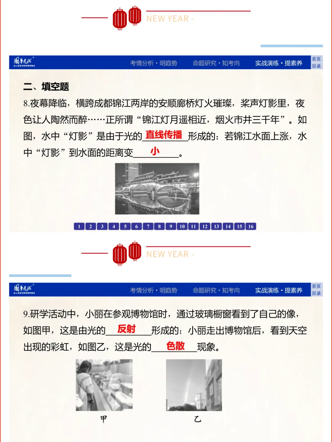 2026湖北版《解密中考• 物理》专题一 光现象的辨析与应用 第18张