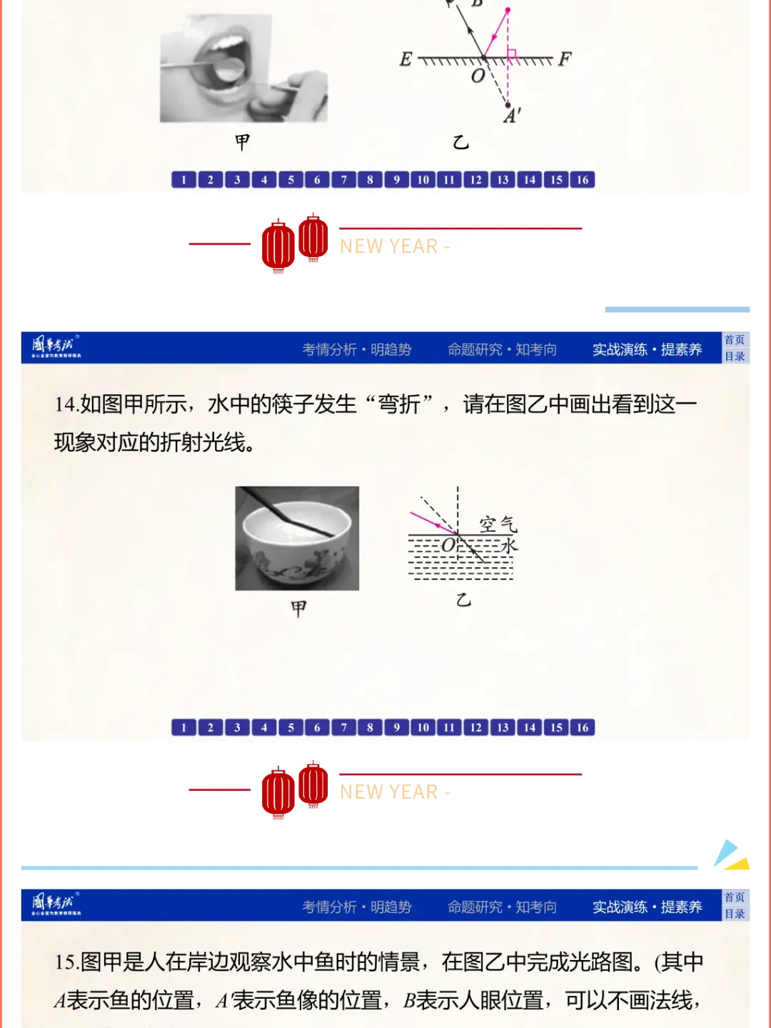2026湖北版《解密中考• 物理》专题一 光现象的辨析与应用 第21张