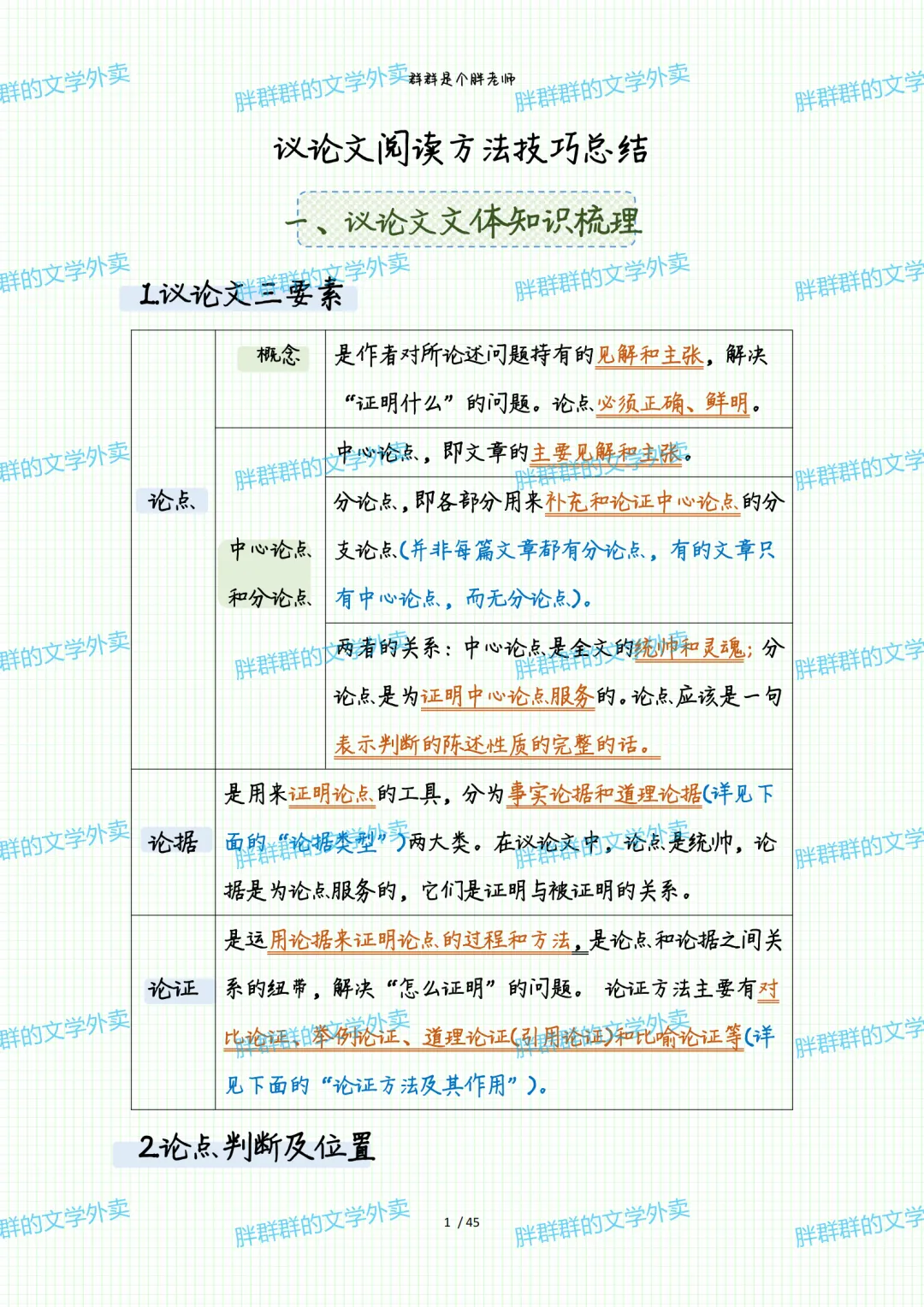 2026中考系统化总复习第1讲——阅读答题格式(49页 超级全 方便复习版 可送) 第38张