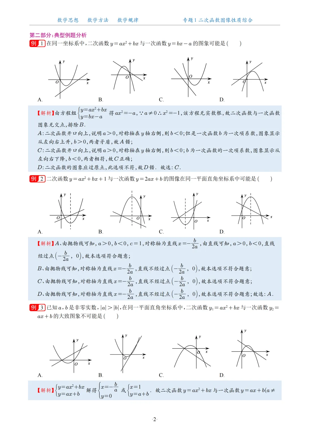 2026中考数学二次函数压轴题20大专题 第4张 2026中考数学二次函数压轴题20大专题 第4张