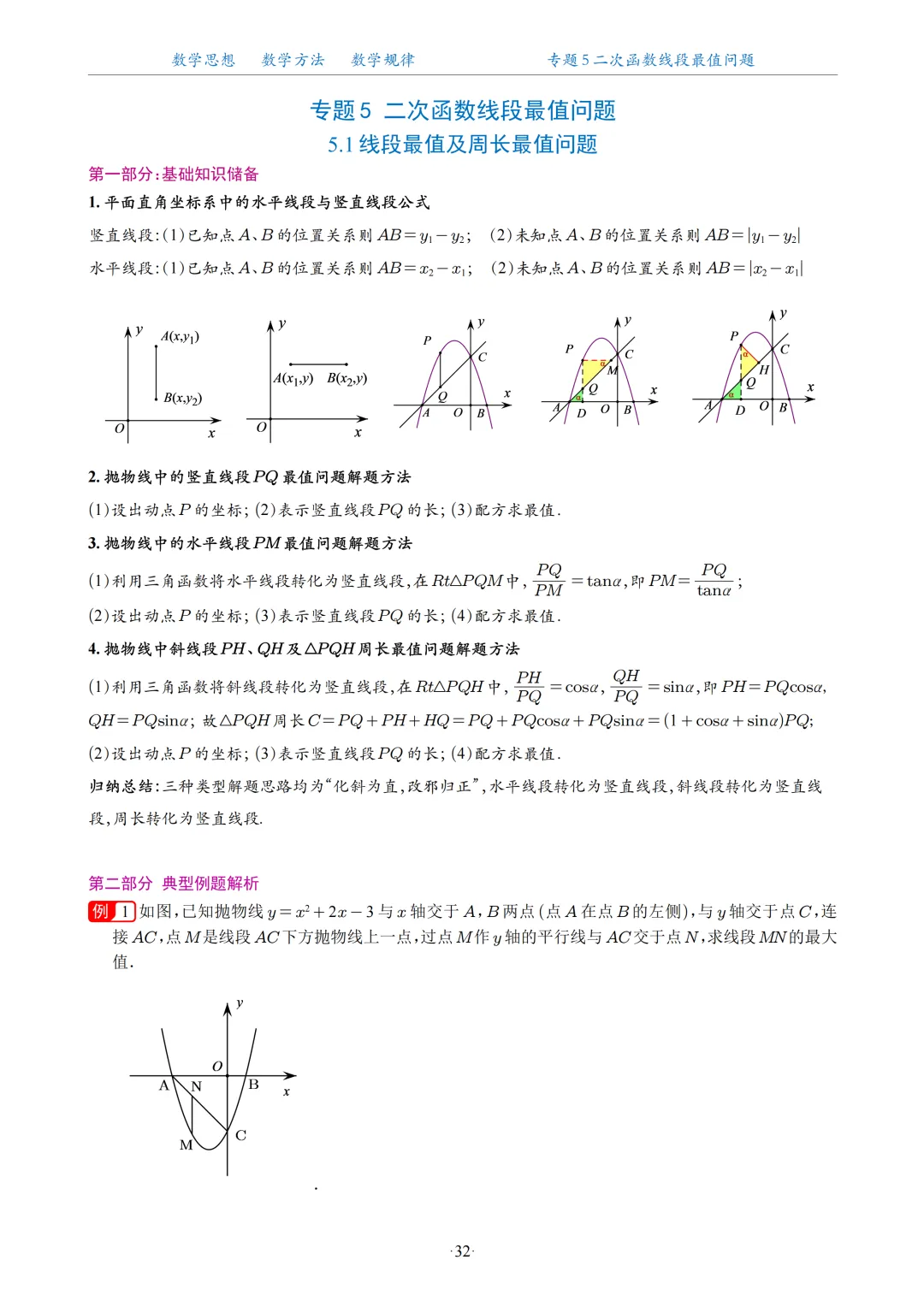 2026中考数学二次函数压轴题20大专题 第33张 2026中考数学二次函数压轴题20大专题 第33张