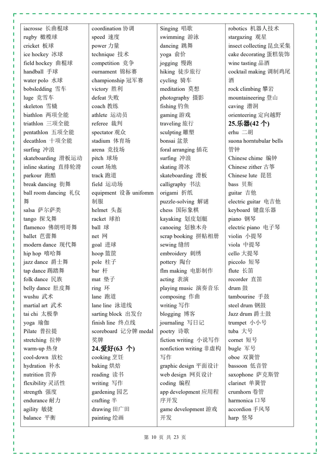 中考英语必背3500词汇,含单词默写本+自测本,英译汉+汉译英(可下载打印) 第11张