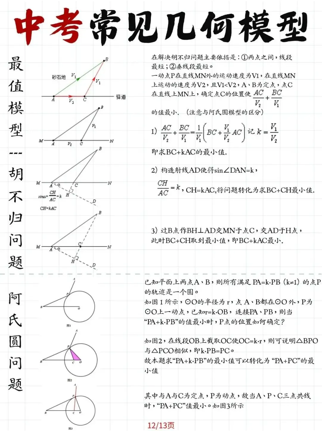 初中几何不用愁!中考常见模型全在这 第12张