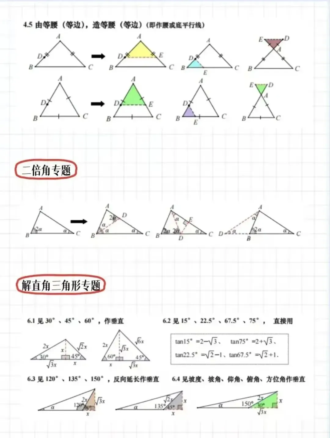 中考几何:辅助线 第4张